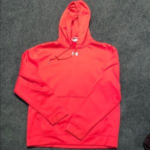 Red under armour sweatshirt